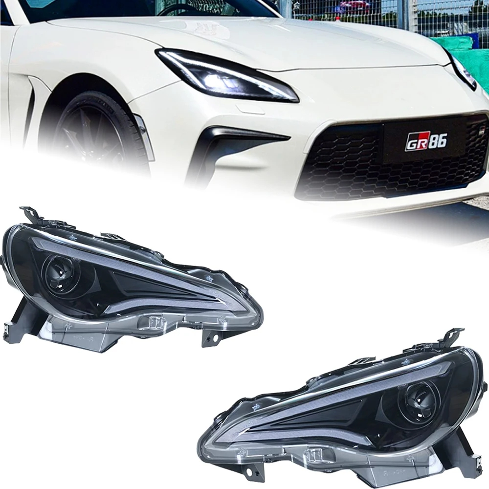 AKD Car Styling Head Lamp for Subaru BRZ GR86 Headlights 2022-2023 GR86 LED Headlight DRL Signal Hid Bi Xenon Auto Accessories