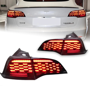 AKD Car Styling Tail Lamp for Tesla Model 3 Tail Lights Model Y LED Tail Light Dynamic Signal DRL Brake Reverse Auto Accessories