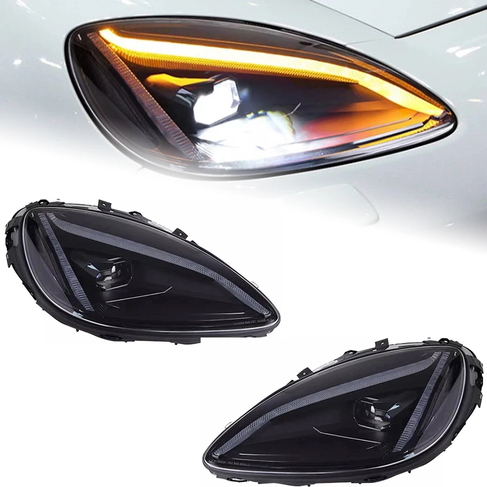 AKD Car Styling Head Lamp for Chevrolet Corvette C6 Headlights 2005-2015 C6 Headlight LED DRL Signal Lamp Automotive Accessories