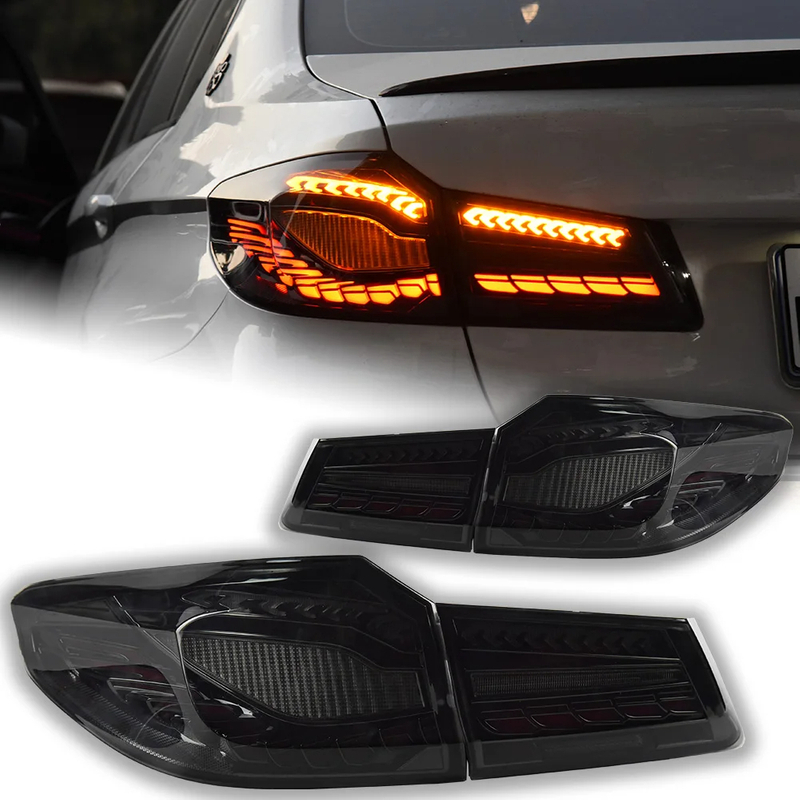 AKD Car Styling for BMW G30 LED Tail Light 2017-2020 525i 530i F90 G38 Dynamic Sginal Tail Lamp DRL oled Lamp Auto Accessories