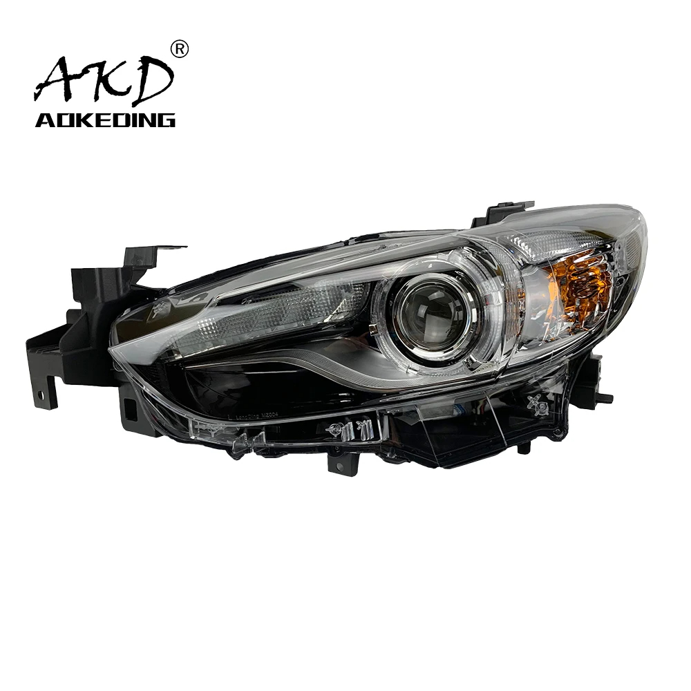 AKD Car Styling for Mazda 6 Headlights 2013-2016 Mazda6 Atenza LED Headlight DRL Hid Head Lamp Angel Eye Bi Xenon Accessories