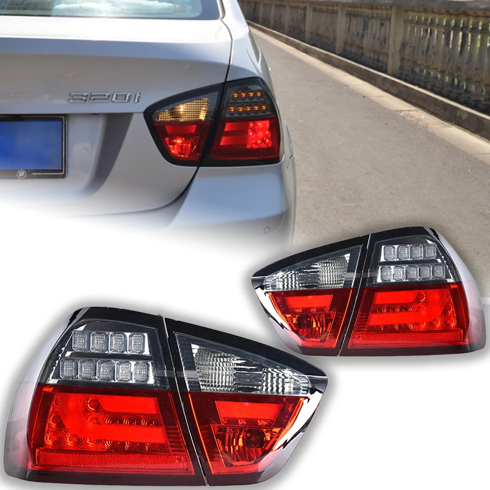 AKD Car Styling for BMW E90 Tail Light 2005-2008 320i 323i325i 330i LED Tail Lamp DRL Signal Brake Reverse auto Accessories