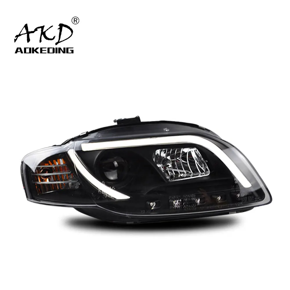 AKD Car Styling Headlights for Audi A4 LED Headlight 2005-2008 A4L B7 Head Lamp DRL Signal Projector Lens Automotive Accessories