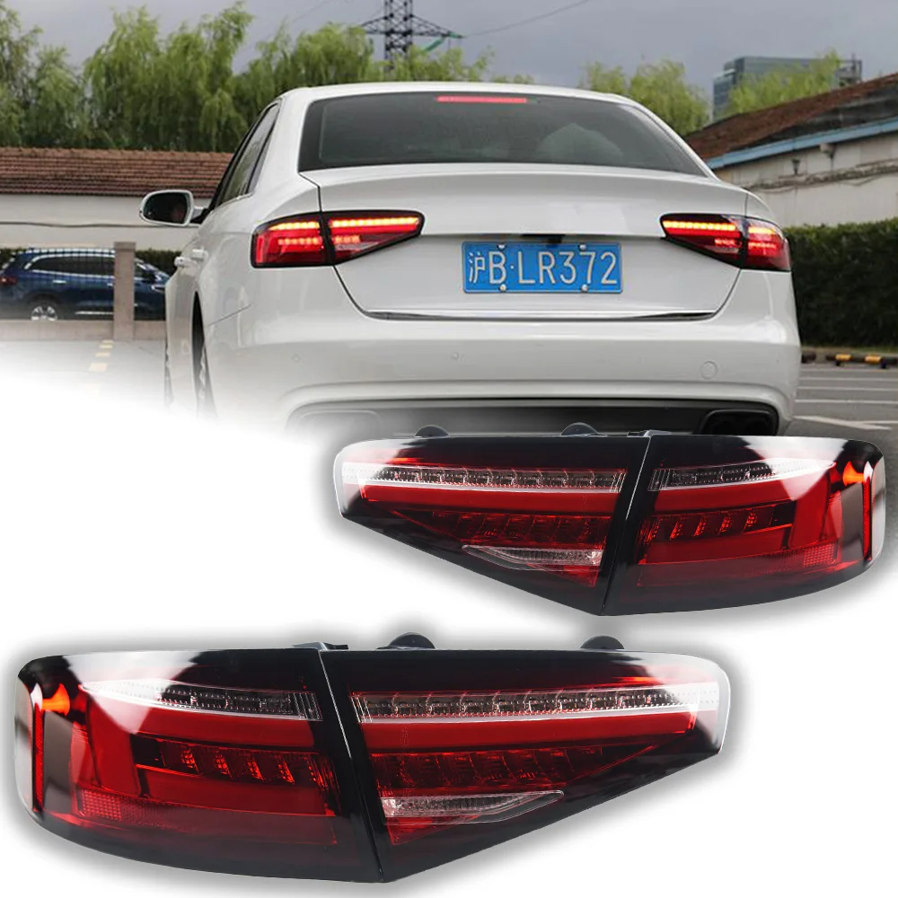 AKD Car Lights For A4 B8 2013-2016 A4L S4 RS4 Sedan LED Auto Taillight Assembly Upgrade Dynamic Signal Lamp Tool Accessories