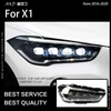 AKD Car Lights for BMW X1 LED Headlight Porjector Lens 2016-2020 F48 F49 Animation DRL Signal Head Lamp Automotive Accessories