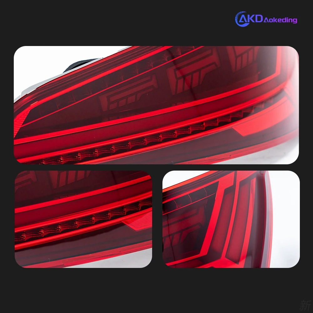 AKD Car Lights for Audi Q5 Tail Light 2008-2017 Animation LED Tail Lamp Rear Lamp Turn Signal Dynamic DRL Automotive Accessories