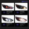 AKD Car Styling for Ford Focus Headlight 2015-2018 Focus ST Sytle Headlights D2H Hid Option Angel Eye Bi Xenon Beam Accessories