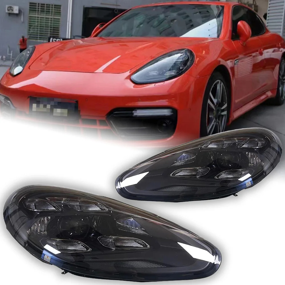 AKD Car Styling for Porsche Panamera 970 Headlights 2010-2016 971 LED Headlight Projector Lens DRL Head Lamp Auto Accessories