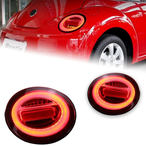 AKD Car Styling for VW Beetle Tail Lights 1998-2005 Beetle LED Tail Light DRL Rear Lamp Turn Signal Reverse Brake Accessories