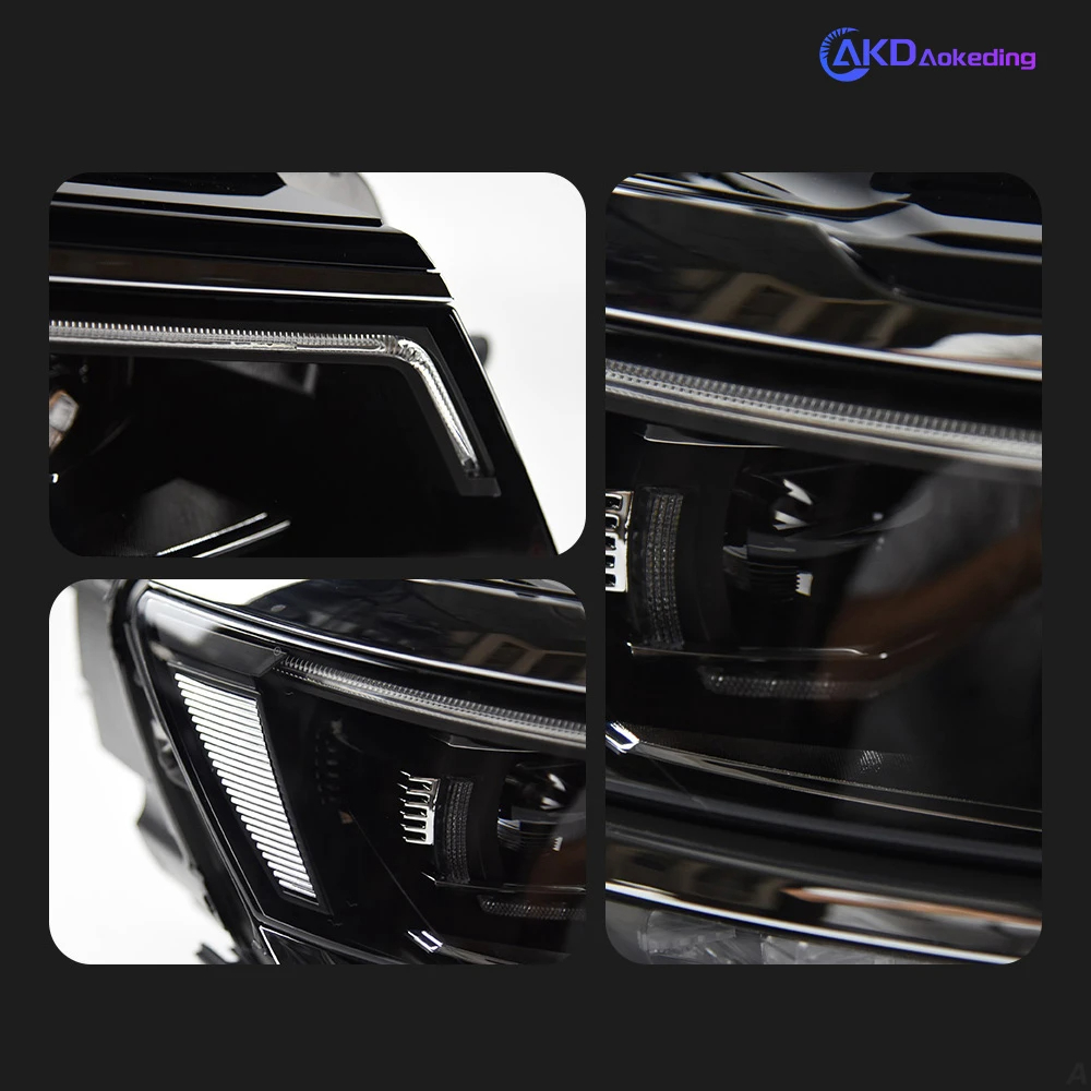 AKD Car Styling for VW Tiguan Headlights 2017-2021 Tiguan LED Headlight DRL Hid Head Lamp Angel Eye Bi Xenon Beam Accessories