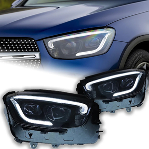 AKD Car Lights for BENZ GLC 2016-2022 W253 GLC300 GLC350 LED Auto Headlights Assembly Upgrade AMG Design Bifocal Lens Lamp Accessories