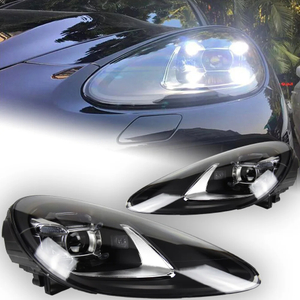 AKD Car Styling for Porsche Cayenne Headlights 2011-2018 Cayenne GTS LED Headlight Projector Lens DRL Head Lamp Accessories