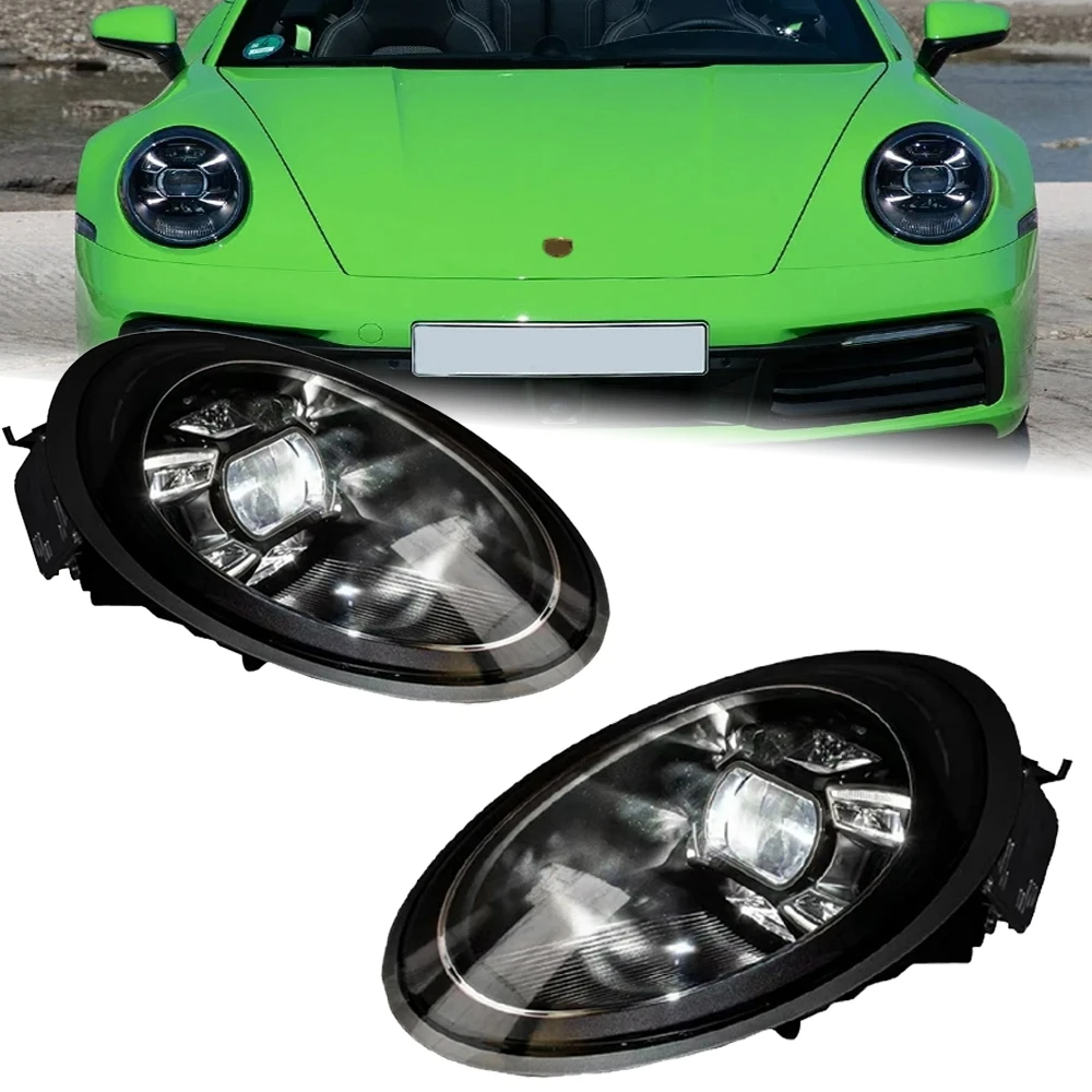 AKD Car Styling for Porsche 911 Headlights 2011-2017 991 LED Headlight Projector Lens DRL Head Lamp Auto Accessories