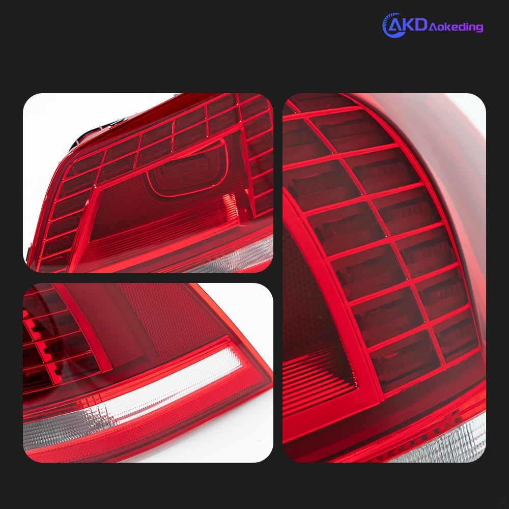 AKD Car Lights for VW Touareg Led Tail Light 2011-2018 Touareg LCI Rear Lamp DRL Dynamic Signal Reverse Automotive Accessories