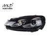 AKD Car Styling for VW Golf 6 LED Headlight 2009-2012 R20 Design Golf LED DRL Hid Head Lamp Angel Eye Bi Xenon Beam Accessories