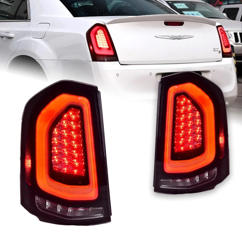 AKD Car Styling for Chrysler 300C Tail Light 2011-2014 300C Tail Lamp LED DRL Signal Brake Reverse auto Accessories