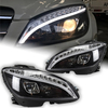 AKD Car Styling Headlights for Benz W204 LED Headlight 2007-2010 Head Lamp DRL Signal Hid Bi Xenon Angel Eyes Projector Lens Auto Accessories