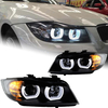 AKD Car Styling Headlights for BMW E90 3 Series 2005-2012 318i 320i 325i 330i LED Headlight Angel Eye Bi Xenon Beam Accessories