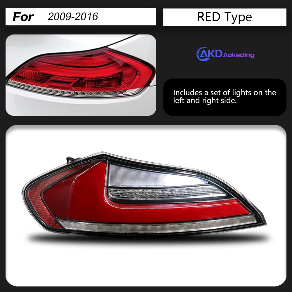 AKD Car Styling for BMW Z4 E89 Tail Lights 2009-2016 E89 LED Tail Lamp DRL Dynamic Signal Reverse auto Accessories