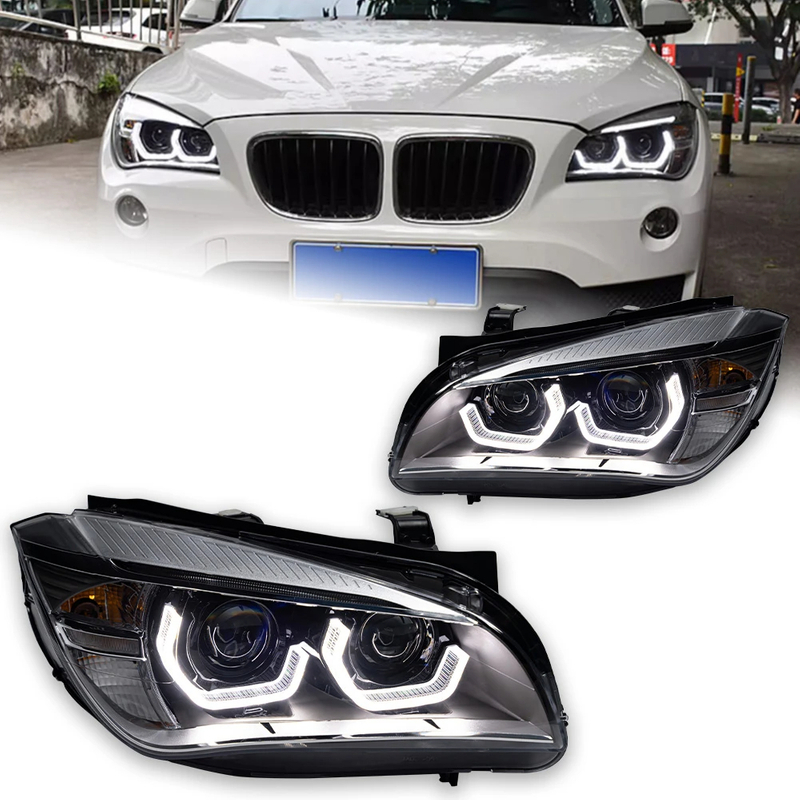 AKD Car Styling Head Lamp for BMW X1 E84 LED Headlight Projector Lens 2011-2015 AngelEye DRL Hid Bi Xenon Automotive Accessories