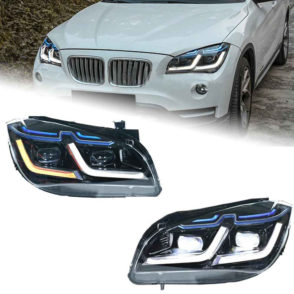 AKD Head Lamp for BMW X1 E84 LED Headlight 2010-2015 Headlights F49 DRL Turn Signal High Beam Angel Eye Projector