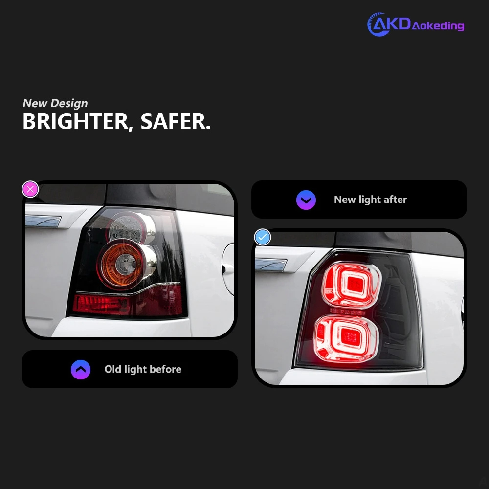 AKD Car Styling for Land Rover Freelander 2 Tail Lights LED Tail Lamp LED DRL Signal Brake Reverse Auto Accessories