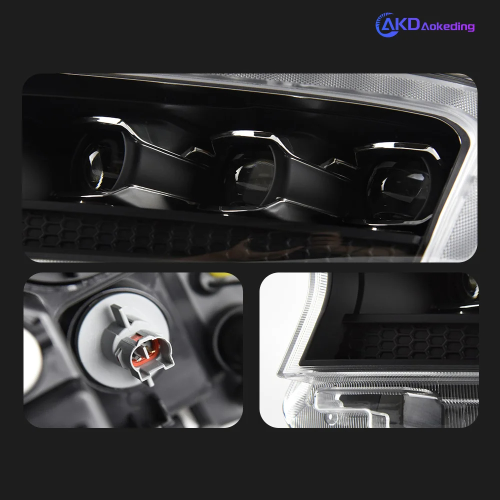 AKD Car Styling Head Lamp for Ford Ranger Headlights 2016-2021 Everest LED Headlight Endeavor LED Projector Lens DRL Auto Accessories