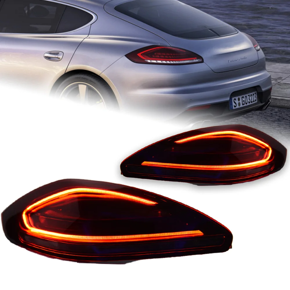 AKD Car Lights For Panamera 2014-2017 970 LED Auto Taillight Rear Lamp Turn Signal Highlight Reversing Brake Accessories