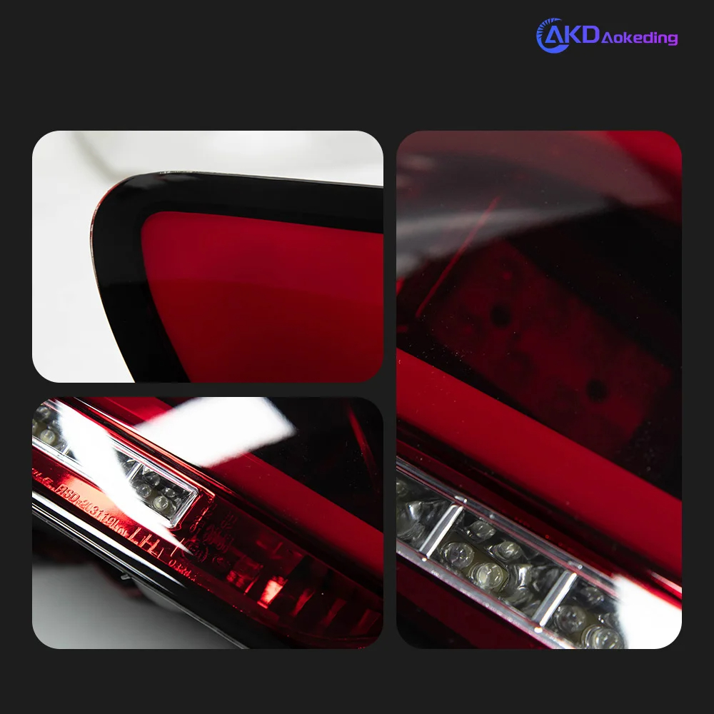 AKD Auto Parts For VW Scirocco Tail light 2009-2015 Styling LED Running Lights Sequential Signal Car Accesorios Modified