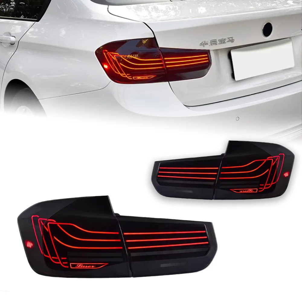 AKD Car Lights for BMW F30 LED Tail Lights 2013-2018 F35 F80 3D Rear Lamp 318i 320i 325i 330i 335i DRL Signal Auto Accessories