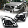  AKD Car Styling Head Lamp for Toyota Prado LED Headlight Projector Lens 2004-2009 Front Drl Signal Automotive Accessories