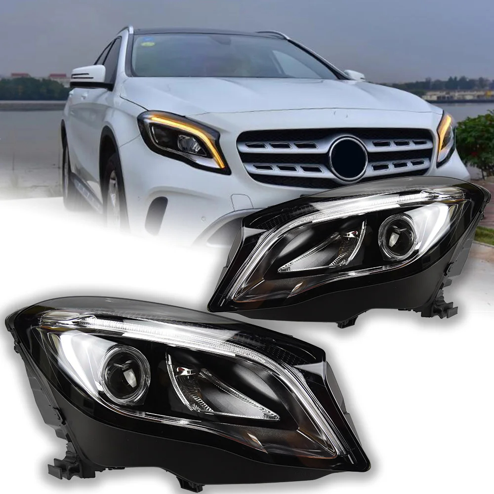 Für Benz W204 LED Auto Scheinwerfer C200 C260 C300 Front Lampe DRL