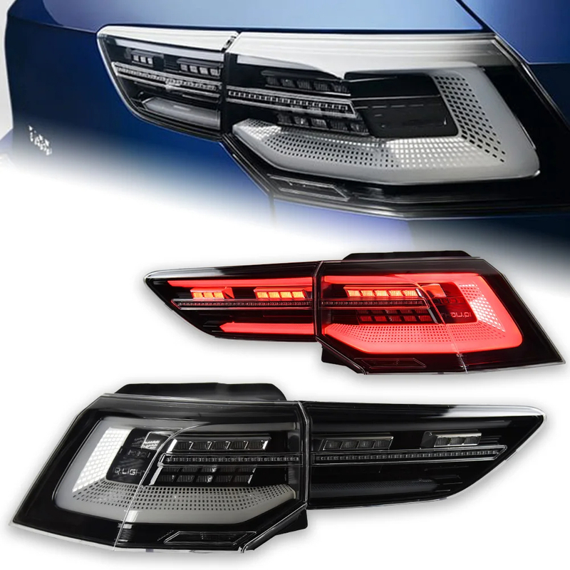 AKD Car Styling Tail Lamp for VW Golf 8 Tail Lights 2020-2021 Golf 8 LED Tail Light Golf MK8 Rear Stop DRL Brake Auto Accessories