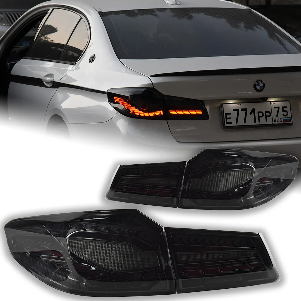 AKD Car Styling for BMW G30 LED Tail Light 2017-2020 525i 530i F90 G38 Dynamic Sginal Tail Lamp DRL oled Lamp Auto Accessories