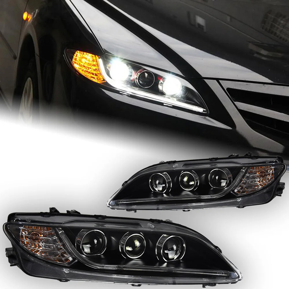 AKD Car Styling for Mazda 6 Headlights 2004-2012 Mazda6 LED Headlight LED DRL Hid Head Lamp Angel Eye Bi Xenon Accessories