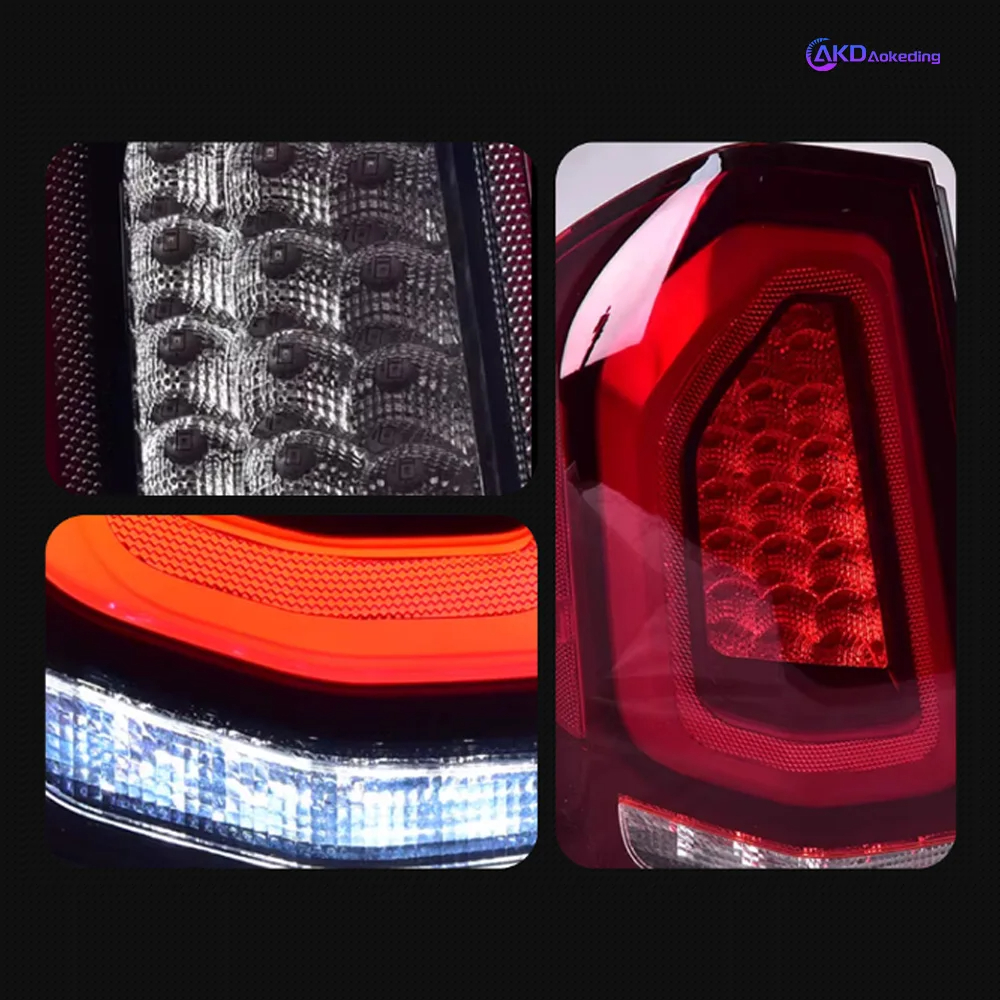 AKD Car Styling for Chrysler 300C Tail Light 2011-2014 300C Tail Lamp LED DRL Signal Brake Reverse auto Accessories