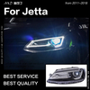 AKD Car Styling for VW Jetta Headlights 2011-2018 Jetta mk6 mk7 LED Headlight A5 Design Led Drl Hid Bi Xenon Auto Accessories