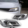 AKD Car Styling Head Lamp for VW Jetta Mk6 LED Headlight Projector 2012 Lens Animation Dynamic Signal DRL Automotive Accessories