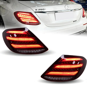 AKD Car Styling Tail Lamp for BENZ W213 LED Tail Light 2016-2019 E200 E300 E260 E350 DRL Turn Signal Stop Brake Auto Accessories