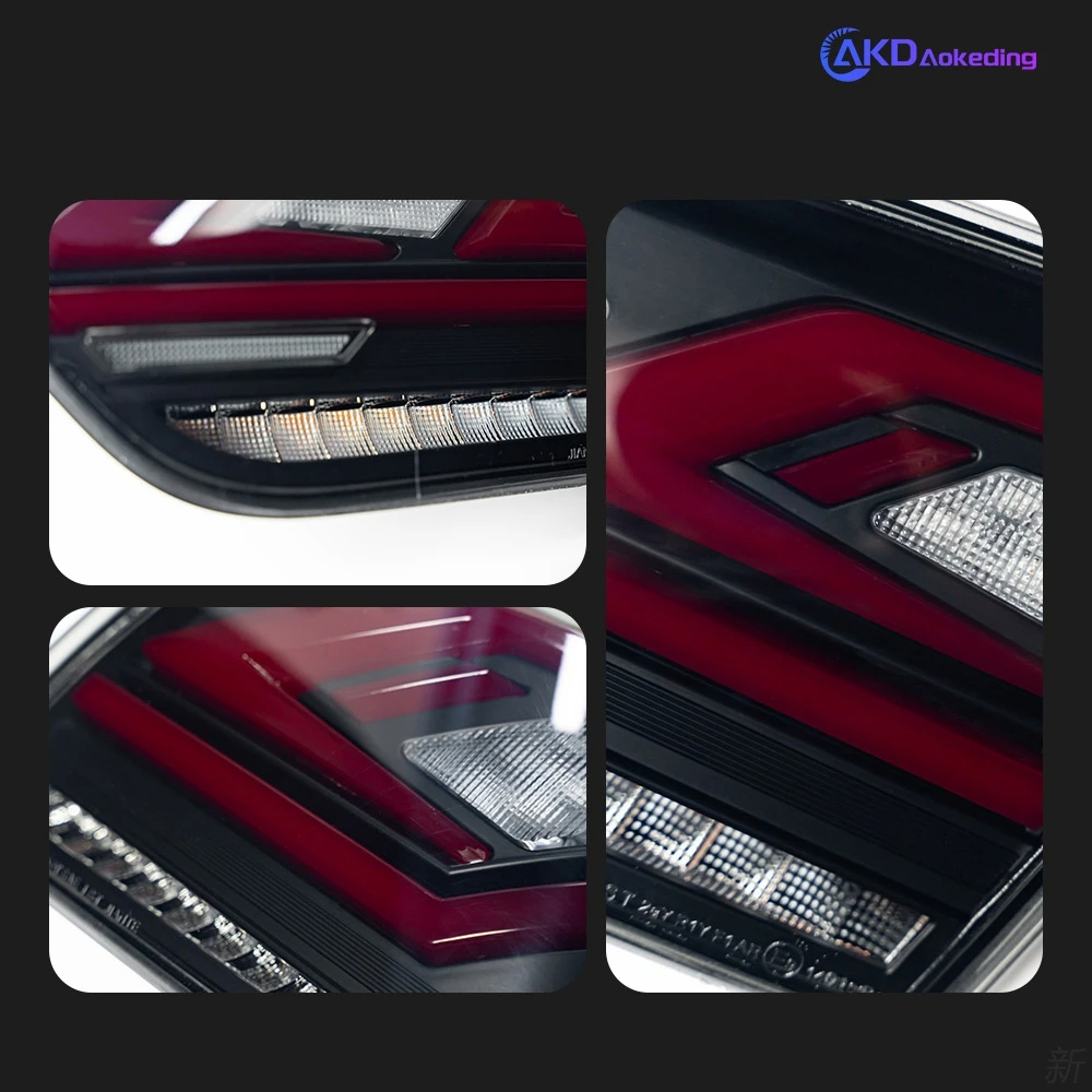 AKD Car Styling Tail Lamp for Mitsubishi Lancer LED Tail Light 2008-2017 Lancer EX LED DRL Signal Brake Reverse auto Accessories