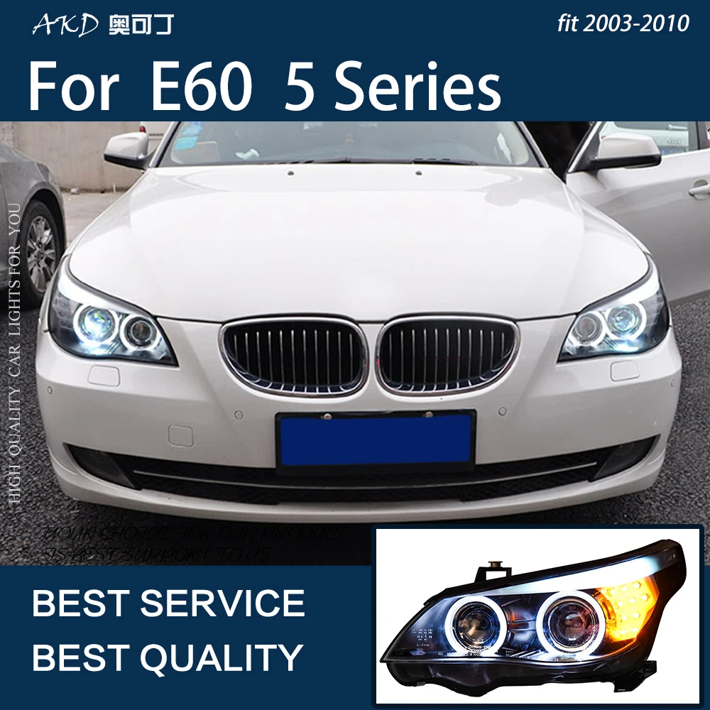 AKD Car Lights For BMW E60 2003-2010 5 Series 520i LED Auto Headlight ...