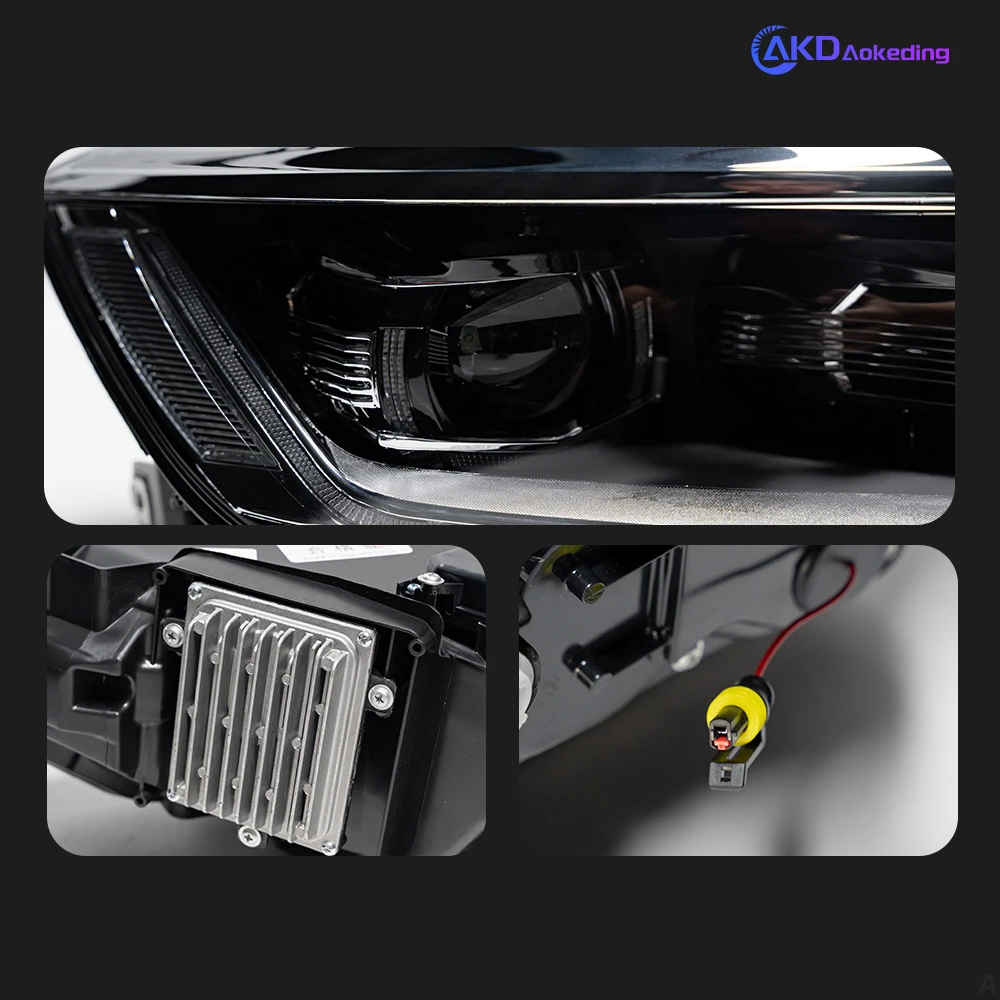 AKD Car Lights for VW Passat B8 LED Headlight Projector Lens 2016-2019 Magotan Headlights DRL Head Lamp Angel Eye Accessories