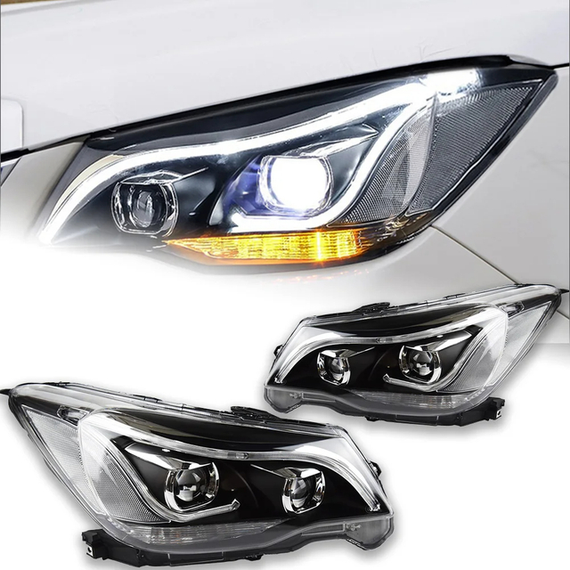 Auto-Nebelscheinwerfer-Baugruppe LED-Linse Angel Eye Drl für Subaru Wrx Sti  Forester Impreza Xv Legacy Justy Levorg Outback Brz