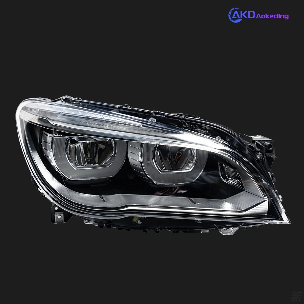 AKD Car Styling Headlights for F01 F02 740i 730i 735i LED Headlight 2009-2015 Head Lamp DRL Signal Projector Lens Auto Accessories