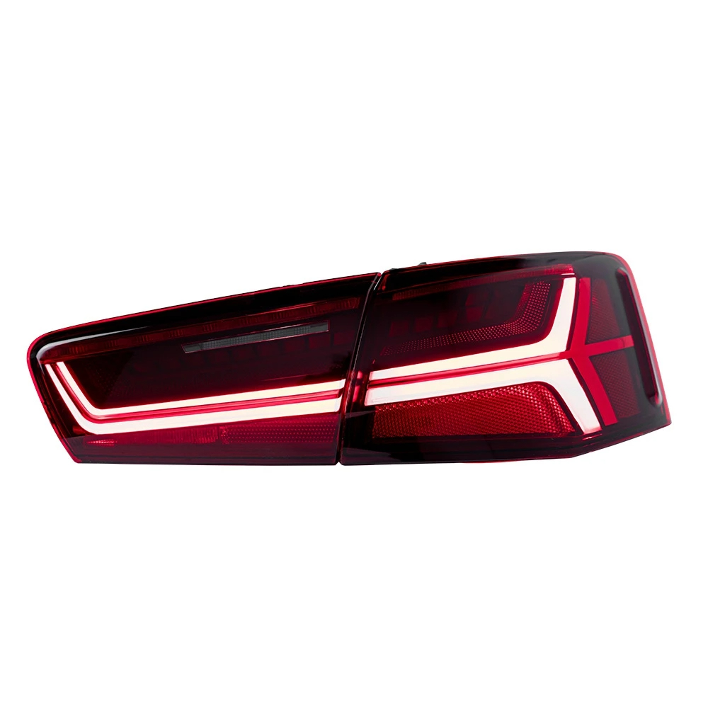 AKD Car Styling for A6 Tail Lights 2012-2016 A6L Classic LED Tail Lamp LED DRL Dynamic Signal Brake Reverse auto Accessories