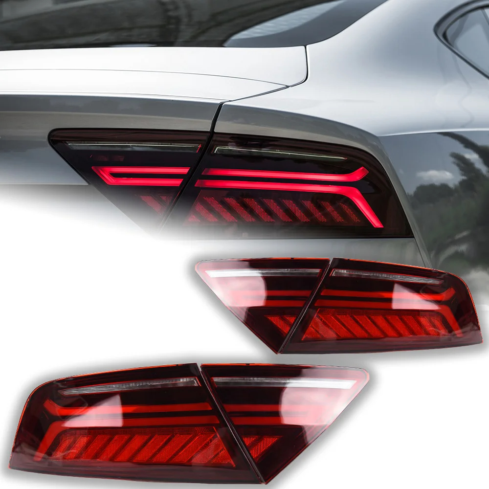 AKD Car Styling Taillight for Audi A7 Tail Lights 2011-2018 S7 RS7 LED Tail Light Rear Lamp DRL Dynamic Signal Brake Reverse auto Accessories