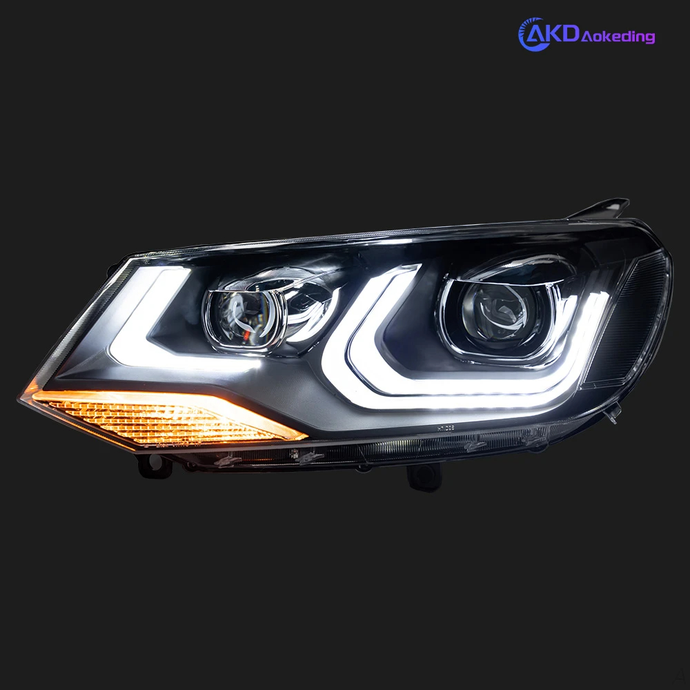 AKD Car Styling for VW Touareg LED Headlight 2011-2015 Touareg LED DRL Hid Option Head Lamp Angel Eye Bi Xenon Beam Accessories