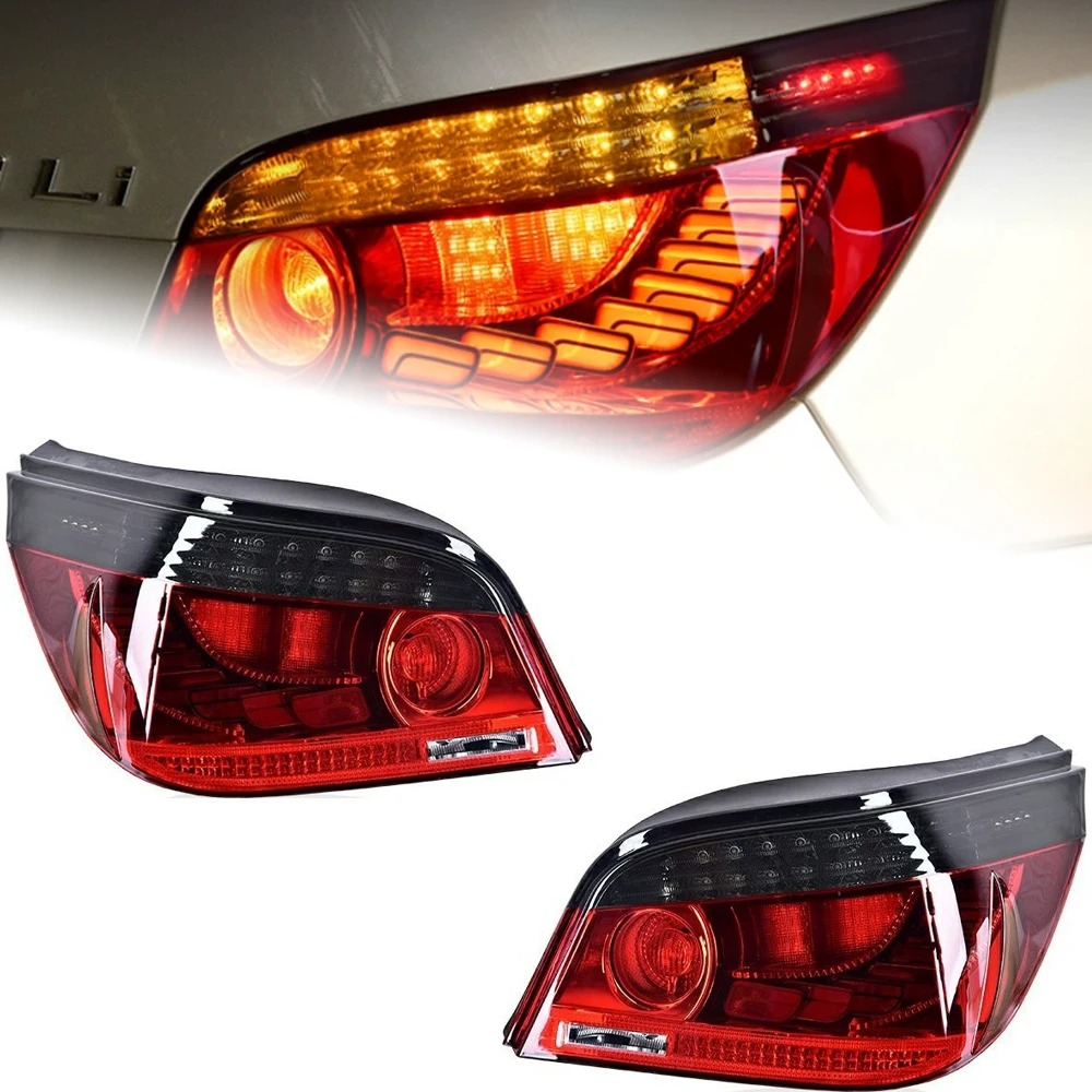 AKD Car Light for BMW E60 LED Tail Light 2003-2009 523i 525i 530i Rear Lamp DRL Dynamic Signal Brake Reverse Auto Accessories