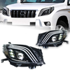 AKD Car Styling Head Lamp for Toyota Prado LED Headlight Projector Lens 2010-2013 Front Drl Signal Automotive Accessories