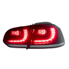 AKD Car Styling for VW Golf 6 Tail Lights 2009-2012 Golf6 R20 LED Tail Lamp LED DRL Dynami Signal Brake Reverse auto Accessories